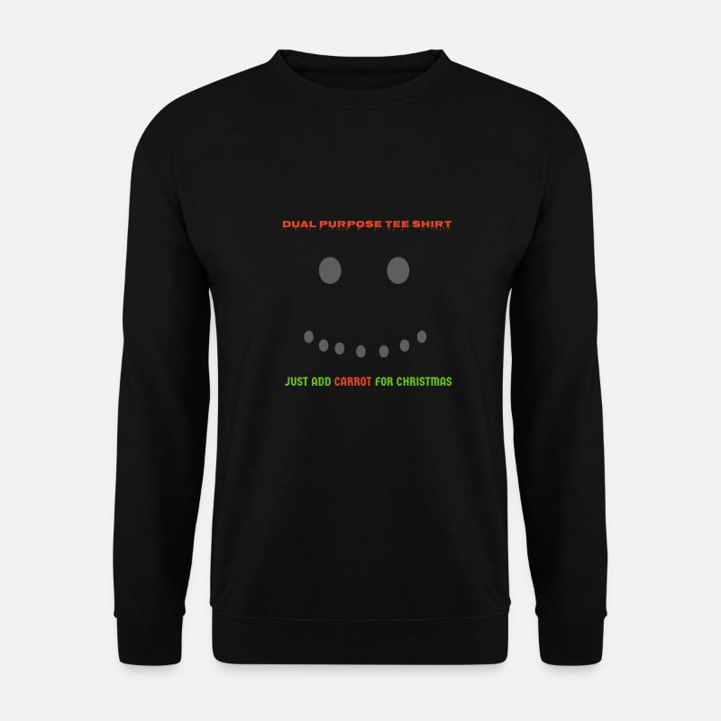 ChristmasHalloweenTeeShirt - Unisex Sweatshirt - black