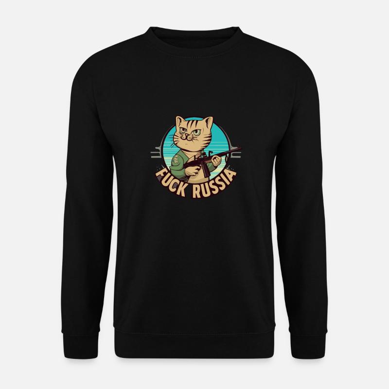 Scheiß auf Russland - Unisex Pullover - Schwarz