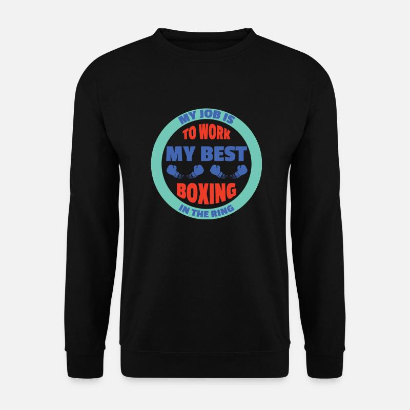 Boxing Threads 6 - Unisex Pullover - Schwarz