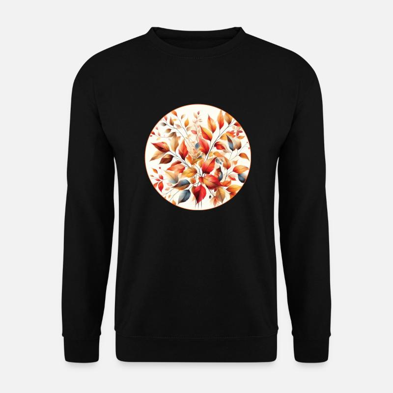 Herbstfärbung - Unisex Pullover - Schwarz