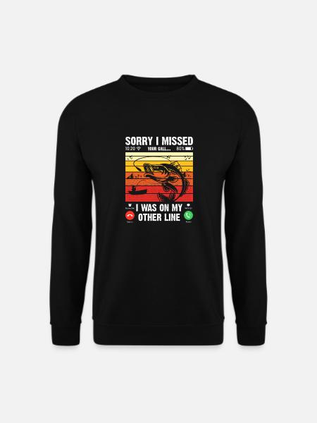 Angelgeschenk - Ich war auf meiner anderen Seite an der Leine - Unisex Pullover - Schwarz