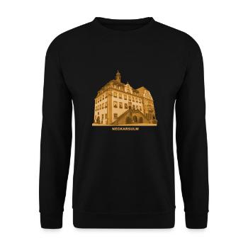 Hôtel de ville de Neckarsulm Baden-Württemberg Sulm Neckar - Sweat-shirt Unisexe - noir - Devant - Alina (178cm) & Michal (187cm)