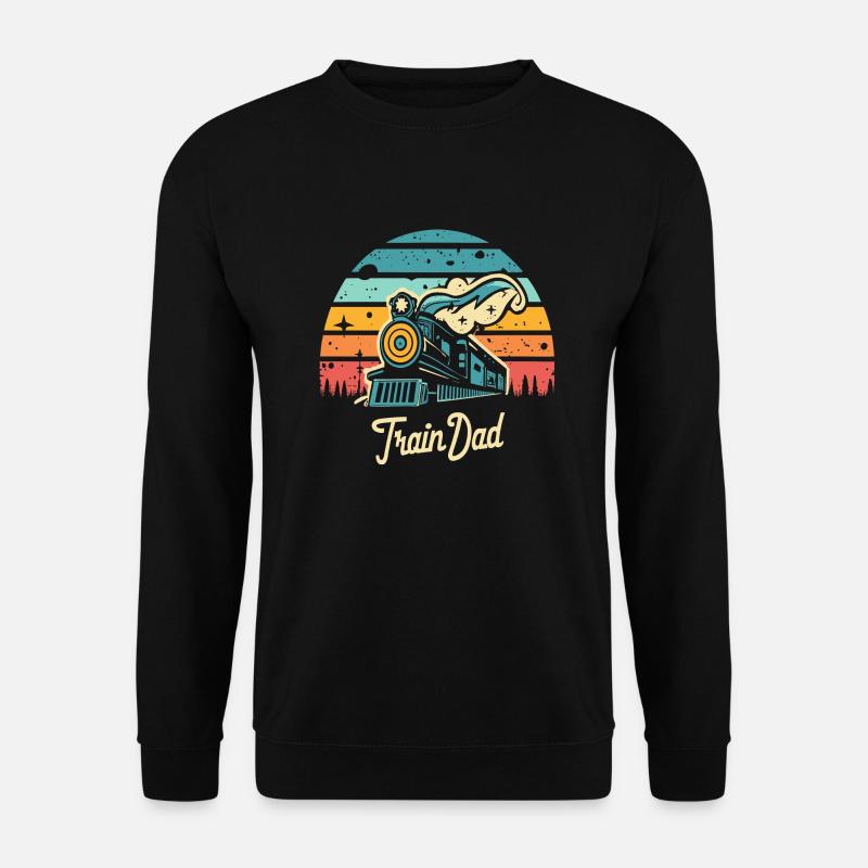 Train Dad - Unisex Pullover - Schwarz