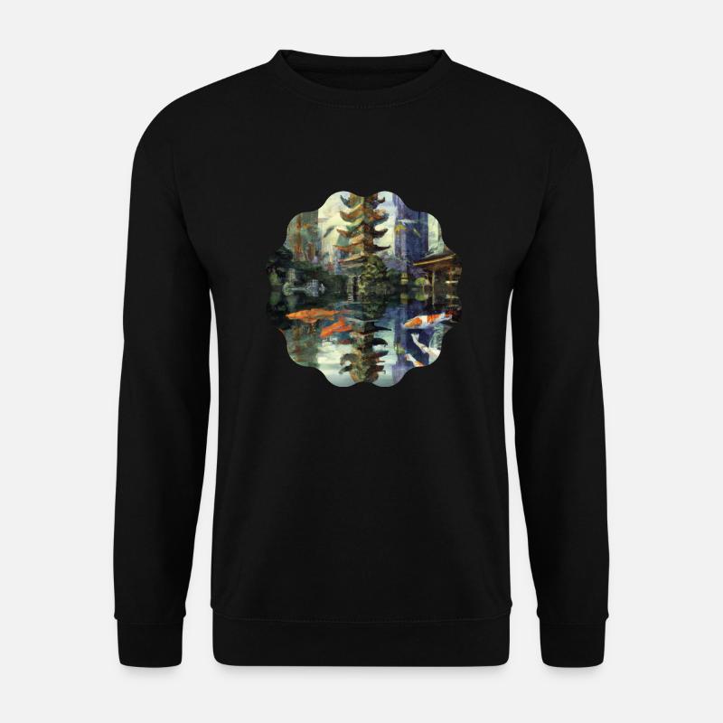 Landschaft - Unisex Pullover - Schwarz