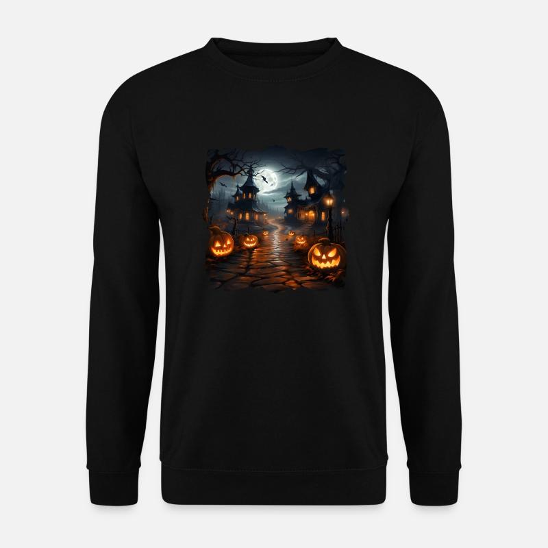 halloween 6 smiles - Unisex Pullover - Schwarz