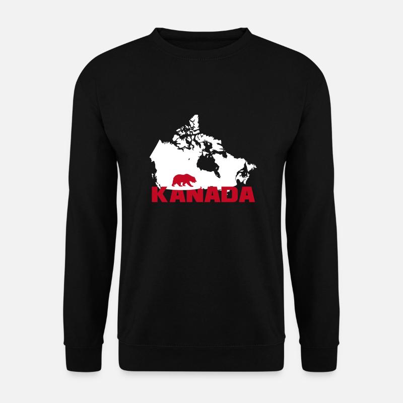 Canada Bear Wild - Unisex Sweatshirt - black