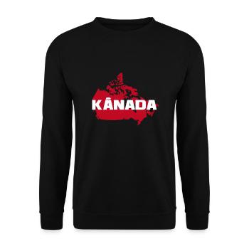 kanada team wild 2024 - Unisex Pullover - Schwarz - Vorne - Alina (178cm) & Michal (187cm)