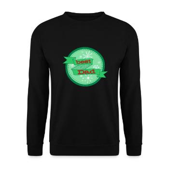 Best dad - Sweat-shirt Unisexe - noir - Devant - Alina (178cm) & Michal (187cm)