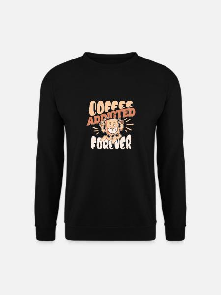 Coffeeholic for Life - Unisex Sweatshirt - black