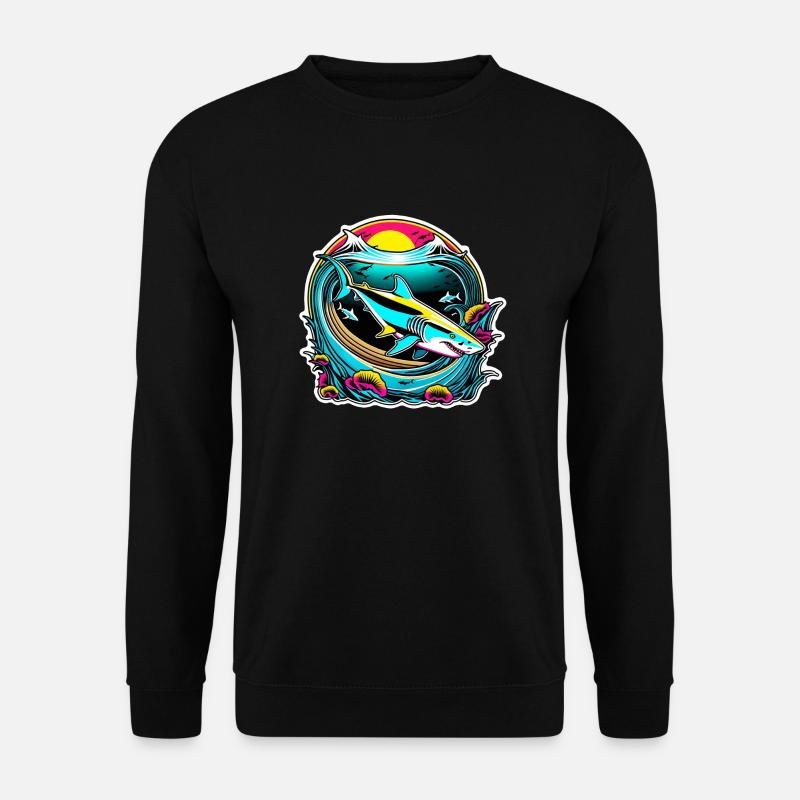 shark - Unisex Sweatshirt - black
