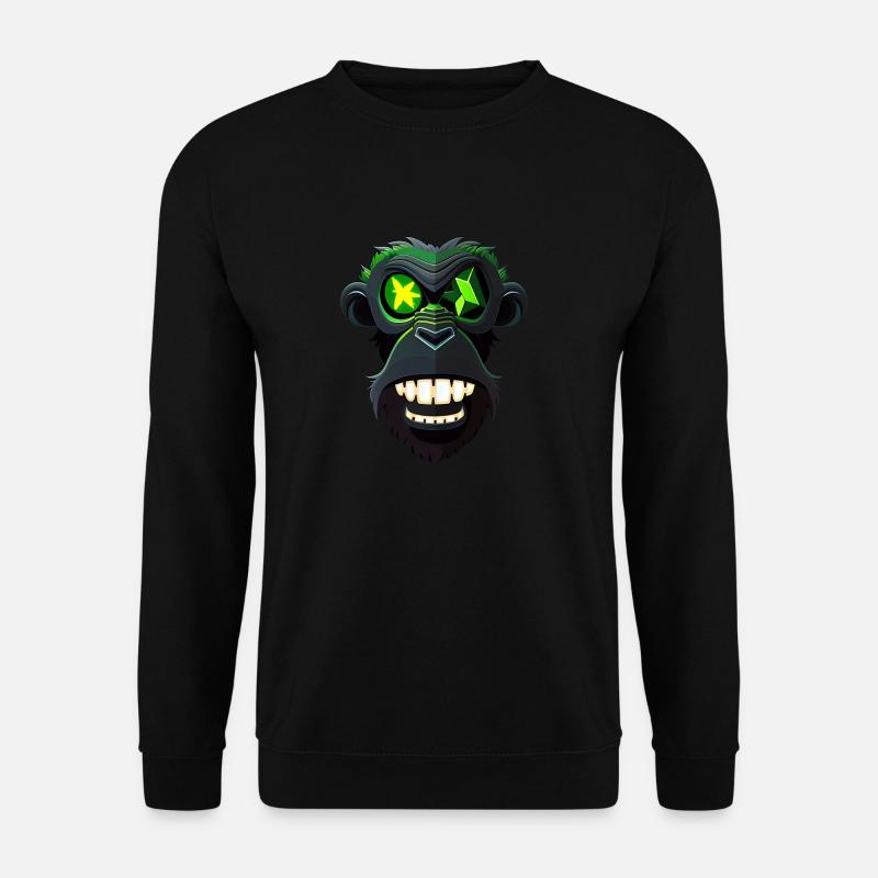 Gorilla - Unisex Pullover - Schwarz