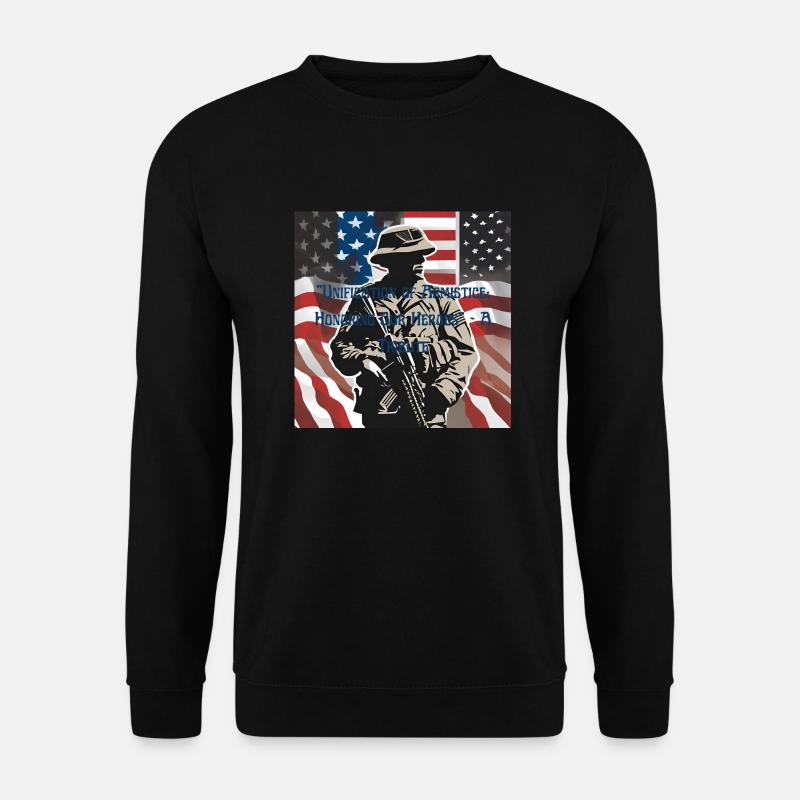 Veteranen, Veteranen, Waffenstillstand. - Unisex Pullover - Schwarz