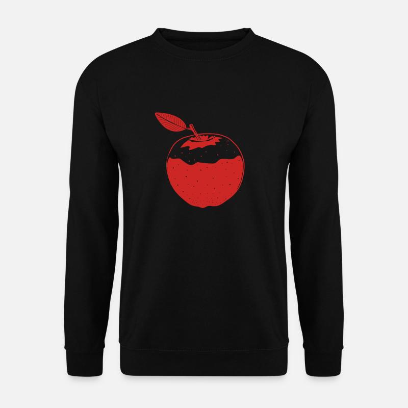 Apfel - Unisex Pullover - Schwarz