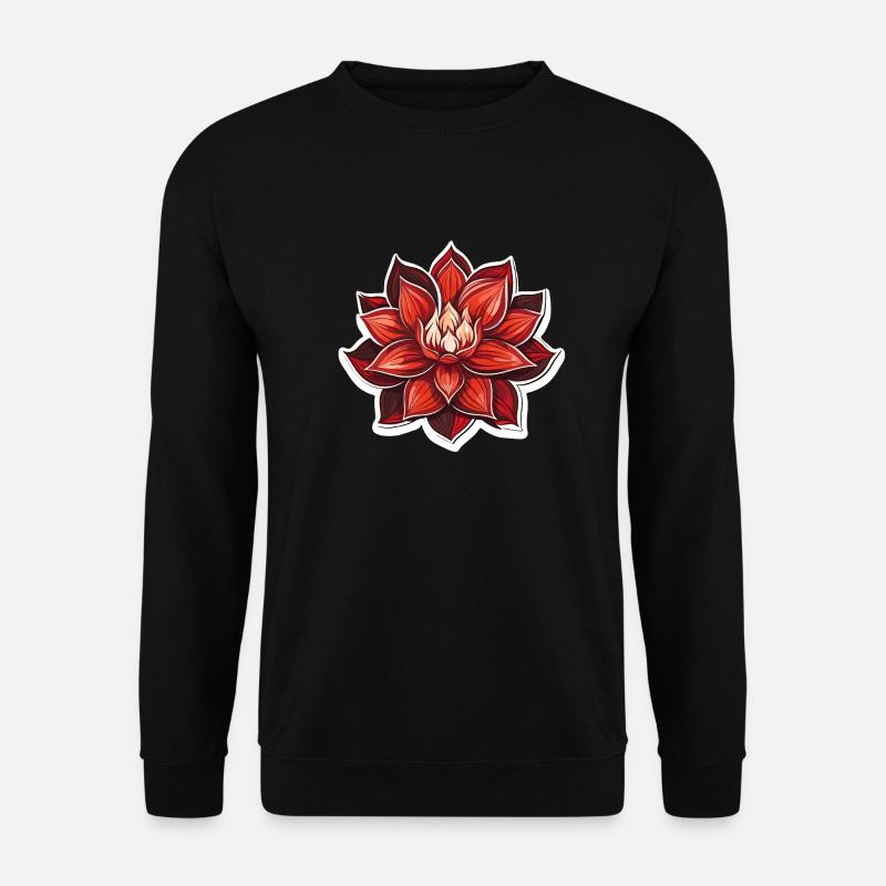 Lotus - Unisex Pullover - Schwarz