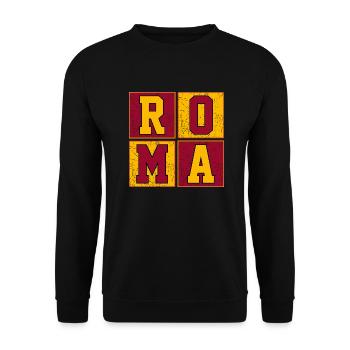 Roma - Unisex Pullover - Schwarz - Vorne - Alina (178cm) & Michal (187cm)