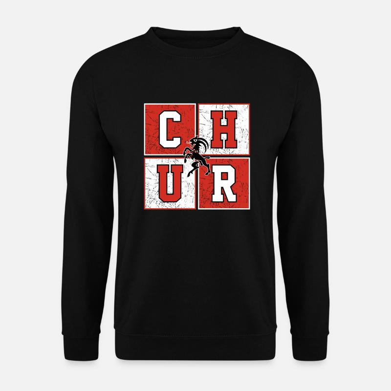 Chur - Unisex Pullover - Schwarz