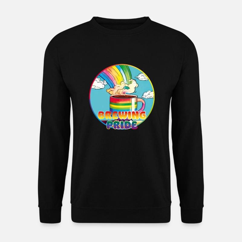 Kaffee Brew Pride - Unisex Pullover - Schwarz