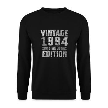 Millésime 1994 Édition Limitée - Sweat-shirt Unisexe - noir - Devant - Alina (178cm) & Michal (187cm)