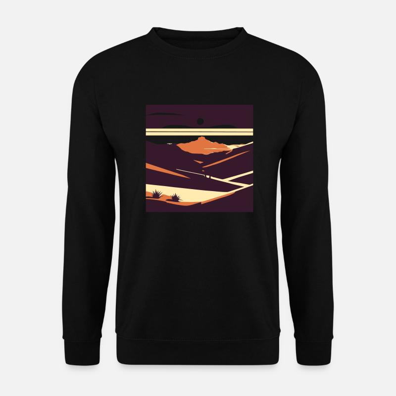 Wüste - Unisex Pullover - Schwarz