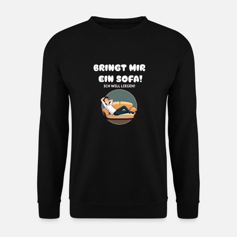 Sofa - Unisex Pullover - Schwarz