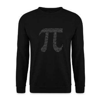 pi silhouette white - Sweat-shirt Unisexe - noir - Devant - Alina (178cm) & Michal (187cm)