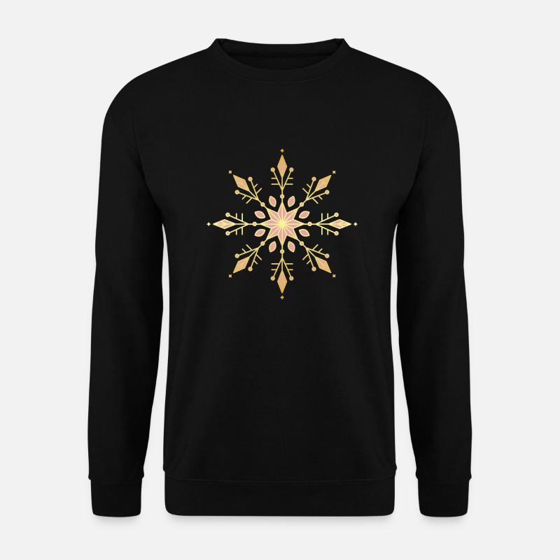 Schneeflocke - Unisex Pullover - Schwarz