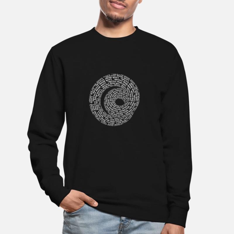 Eccentric - Look Deep Inside [bright] toroid Unisex Sweatshirt