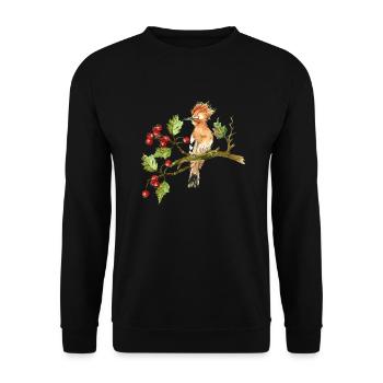 Oiseau coloré - Sweat-shirt Unisexe - noir - Devant - Alina (178cm) & Michal (187cm)