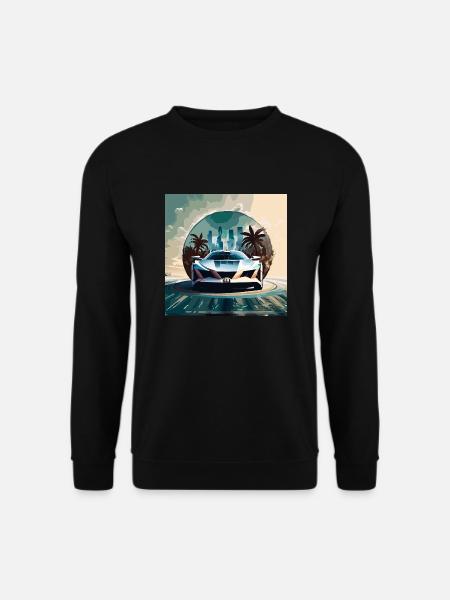 Miami Portal Escape (Miami Collection) - Unisex Pullover - Schwarz