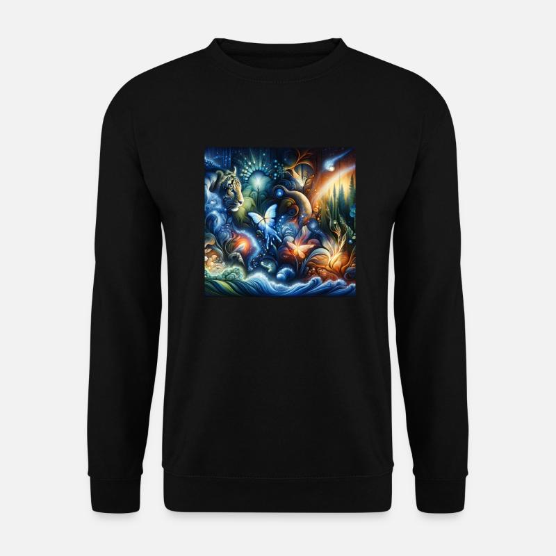 Natur-Inspirationen - Unisex Pullover - Schwarz