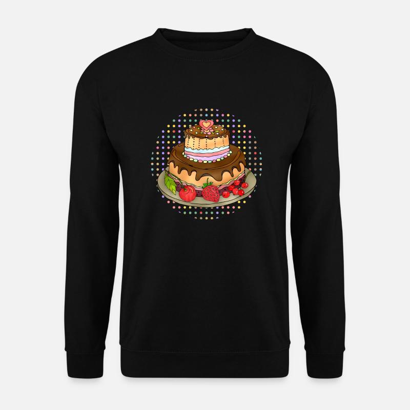 Kuchen - Unisex Pullover - Schwarz