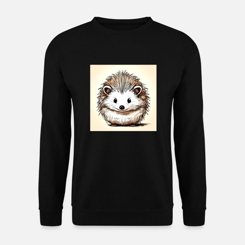 Niedlicher Igel - Unisex Pullover - Schwarz