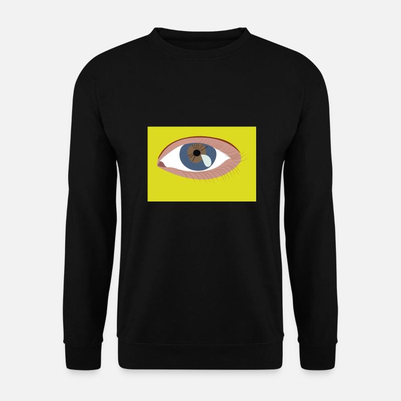 Auge - Unisex Pullover - Schwarz