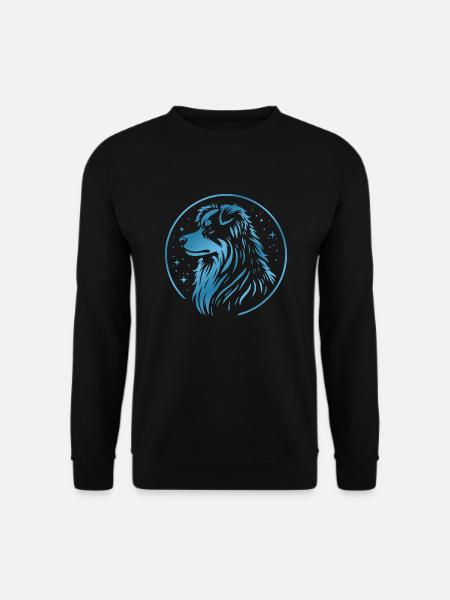 Dream dog Aussie blue - Unisex Sweatshirt - black