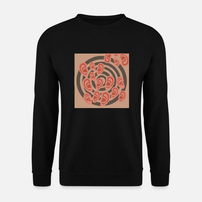 Ear vortex - Unisex Sweatshirt - black