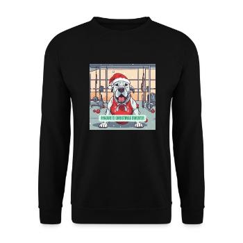The Jingle Bells - Doggy Edition - Unisex Sweatshirt - black - Front - Alina (178cm) & Michal (187cm)