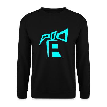 PG 100 Feuerwehr Design Feuerlöscher - Unisex Pullover - Schwarz - Vorne - Alina (178cm) & Michal (187cm)