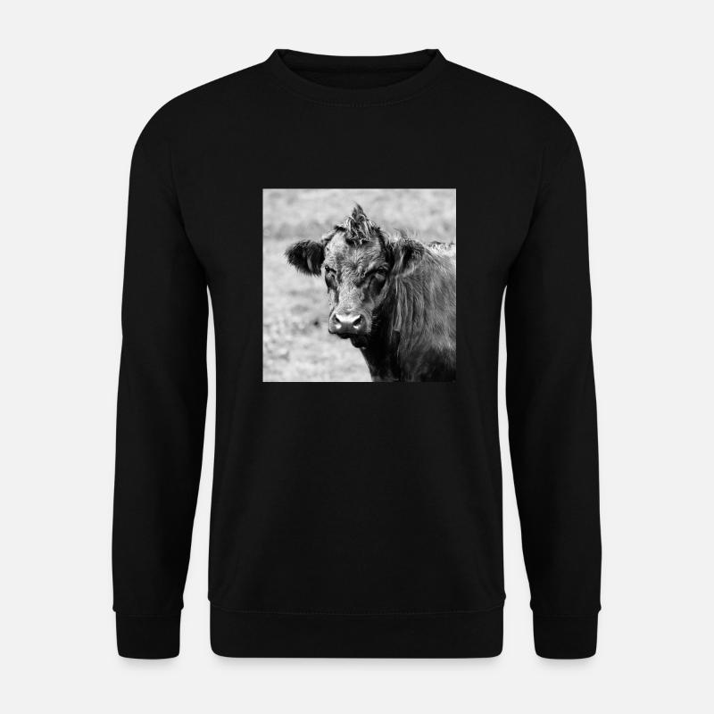 Rind - Unisex Pullover - Schwarz
