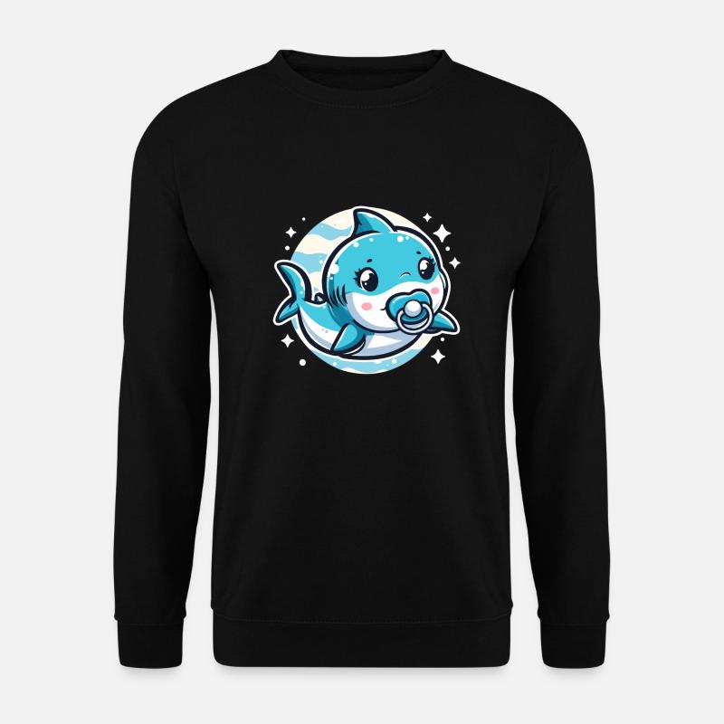 Bébé requin - Unisex Sweatshirt - black