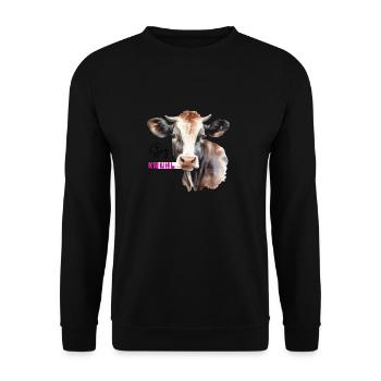Stay Kuuhl - Unisex Pullover - Schwarz - Vorne - Alina (178cm) & Michal (187cm)