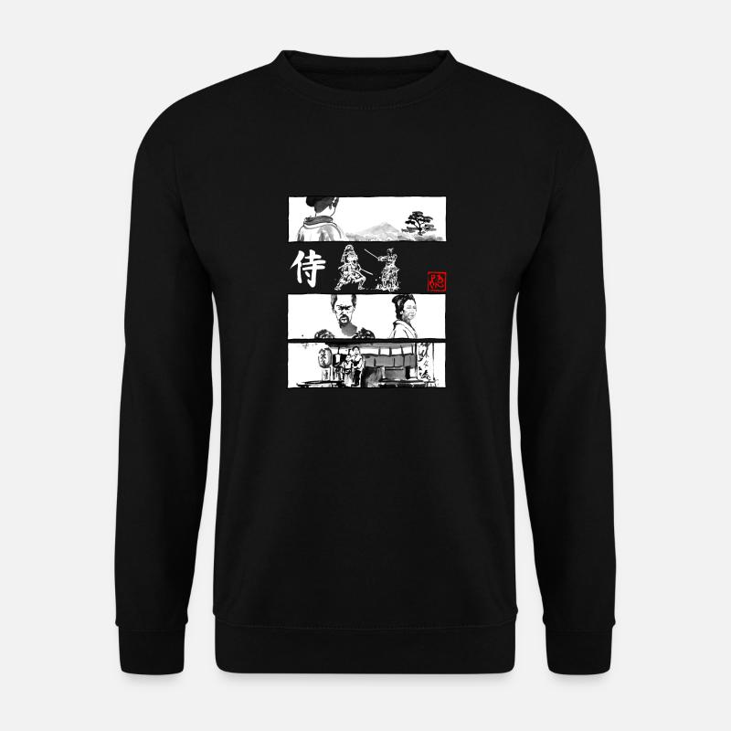 Manga Samurai - Unisex Pullover - Schwarz