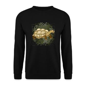 Tortue - Sweat-shirt Unisexe - noir - Devant - Alina (178cm) & Michal (187cm)