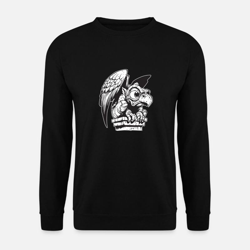 Gargoyle Crow - Unisex Sweatshirt - black