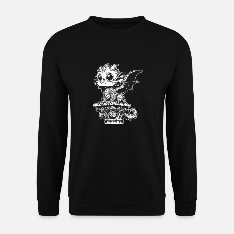 Gargoyle Dragon - Sweat-shirt Unisexe - noir