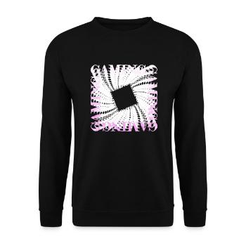 Humor Play Video Games Video Game Dungeons Beer - Unisex Sweatshirt - black - Front - Alina (178cm) & Michal (187cm)