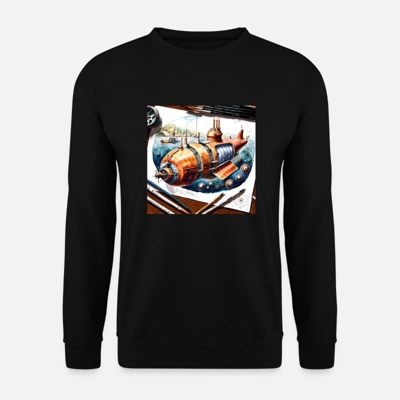 U-Boot Nr. 6 - Unisex Pullover - Schwarz