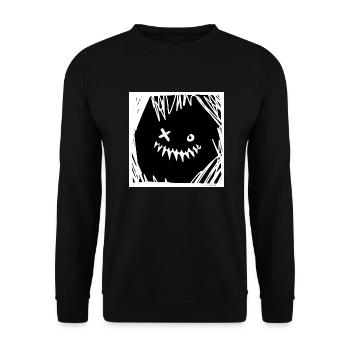 joker clown - Unisex Pullover - Schwarz - Vorne - Alina (178cm) & Michal (187cm)