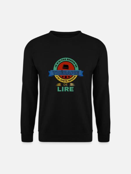 LIRE livre - Sweat-shirt Unisexe - noir