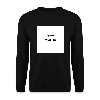 Palestine - Sweat-shirt Unisexe - noir - Devant - Alina (178cm) & Michal (187cm)