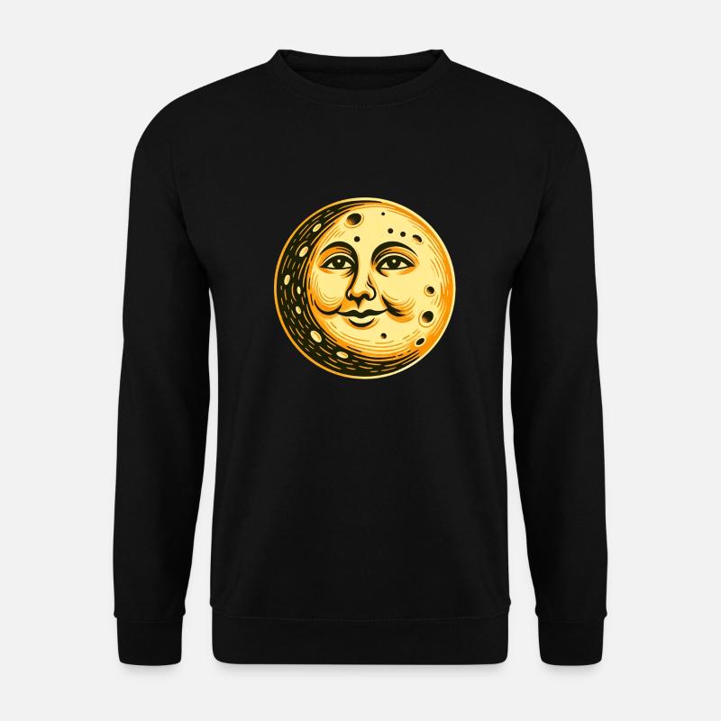 Moon - Unisex Sweatshirt - black